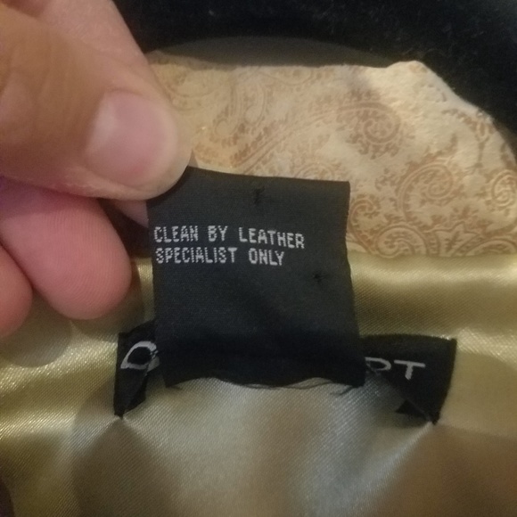 C Concept 100% RealLeather Shell Pink Paisley Coat - Picture 8 of 8